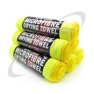 6x Martin Cox Large Microfibre Drying Towels Valeting Cleaning Cloth - 60x80cm - Picture 1 of 6