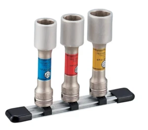 TONE 3/ 8 Impact Thin Quick Fit Wheel Nut Protector Long Socket Set Quick Fit - Picture 1 of 1