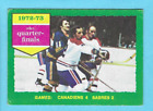 1973-74 Topps 191 Stanley Cup Playoffs! Quarter Finals! Mon vs Buff  *SET BREAK*
