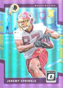 PINK-PRIZM Jeremy Sprinkle RC Cowboys Redskins Commanders Arkansas RAZORBACKS - Imagen 1 de 1