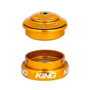 Chris King InSet 8 Steuersatz ZS44/28,6 | EC44/33 1 1/8"-1 1/4" | gold - Bild 1 von 1
