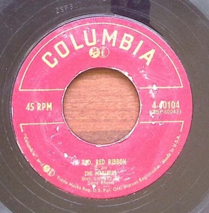 THE MARINERS A RED, RED RIBBON/SWEET MAMA, TREE TOP TALL COLUMBIA VINYL 45 65-4 - Picture 1 of 3