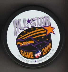 Greenville Grrrowl 2000 ECHL All Star Game Hockey Puck Bi-Lo Center Shoosting ** - Picture 1 of 2