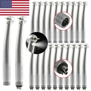 1-10 Piezas NSK Estilo Dental Pieza Mano LED Alta Velocidad 3 Vías 4 Agujeros Piezas de Mano - Imagen 1 de 10