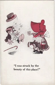 Postal I was Struck By The Beauty Of This Place Punch Humor Sin publicar - Imagen 1 de 2