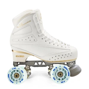 Edea Flamenco+Roll-line Dance+Ice+Abec 9 - Roller Figure Skates - WHITE/BLACK - Picture 1 of 4