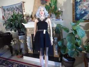 Self-Portrait Black Halter-Neck A Line Dress w/ Asymetrical Hem Detail-Size 4 - Picture 1 of 23