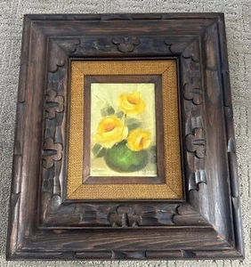 Original Oil Painting Floral Roses Still Life Framed Signed By Artist 16х18 - Picture 1 of 8