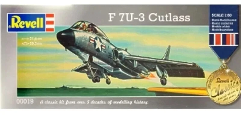 Revell 00019  KIT F 7U-3 Cutlass  1/60 - Classics Limited - Immagine 1 di 1