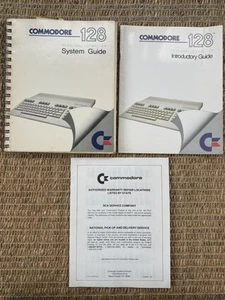 Vintage Commodore 128 System Guide & Introductory Guide Booklet Ephemera - Zdjęcie 1 z 9