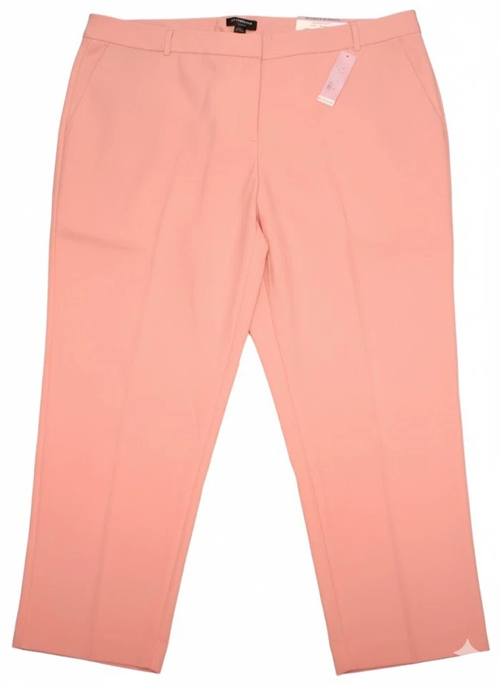 Pantalones Emma para mujer Liz Claiborne, secretamente adelgazantes, rosa rosa, 20 W (44X27) Foto 1 de 3