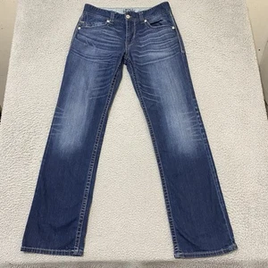 Jeans negros con hebilla para hombre 32x34 azul ajuste no. Denim elástico con bigotes 9 medidas 33x33 - Imagen 1 de 24