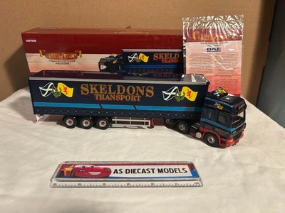 Corgi Modern Truck CC13615 DAF CF Curtainside Skeldons Transport 1/50 - Image 1 of 4