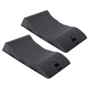 PACK de 4 rampas para ahorrar neumáticos, almohadillas para neumáticos de garaje de prevención de puntos planos para vehículos de almacenamiento - Imagen 1 de 25