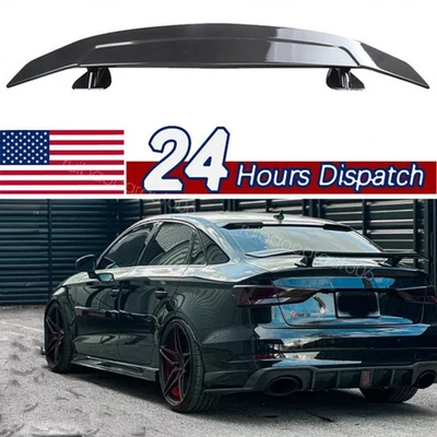 For Audi A4 S3 S4 RS3 46" GT Style Carbon Style Rear Trunk Spoiler Racing Wing Foto 1 de 4