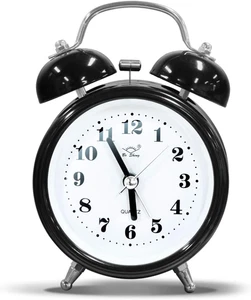 Twin Bell Alarm Clock with 3D Dial Simple, Super Extra Loudest Ringing for Adult - Picture 1 of 12