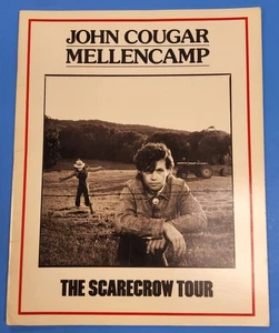 John Cougar Mellencamp The Scarecorw Tour Program 1985 - Picture 1 of 3
