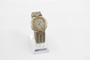 Mens Christian Dior Two Tone Octagon Watch Ref 70286 Quartz Working - Picture 1 of 6