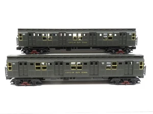 MTH 20-2554-3 R-1 Metro Set 2 auto manichino aggiuntivo LN scatola indossata 10188  - Foto 1 di 7