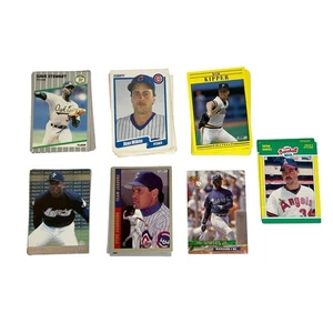 Vintage Fleer Brand 1980s & 1990s Major League Baseball Trading Cards Lot 100+ - Bild 1 von 8