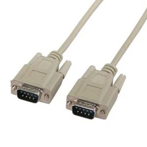 3 6 10 15 25 50 100 FT DB9 9-Pin RS232 Male to Male Serial Port Cable Ivory LOT - Picture 1 of 1