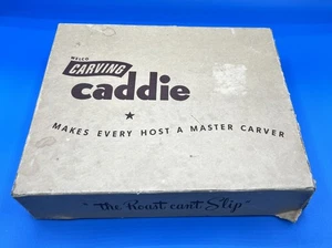 Caddie tallado Welco 1949 vintage modelo doble con caja y folleto originales *LEER - Imagen 1 de 14