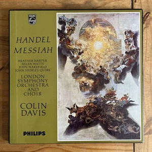 Handel Messiah Heather Harper Helen Watts Colin Davis EX+ 3 x Vinyl LP Box Set - Picture 1 of 3