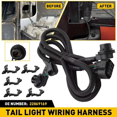 Arnés de cableado de luz trasera lateral para pasajero Chevy Silverado 2500 HD 2014-2015 Foto 1 de 4