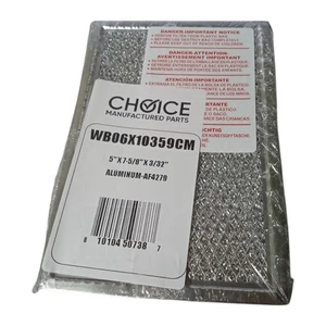 Filtro de campana de ventilación de rango de grasa de aluminio Choice Part WB06X10359 para GE - Imagen 1 de 4