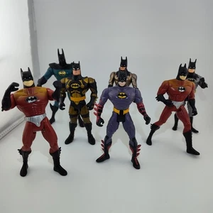 Vintage Batman Actionfigur Fireguard Forever Wing Gold Rot Blau Schwarz - Bild 1 von 23