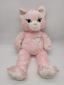 BAB BUILD A BEAR Workshop ROSA FRECHE KATZE Kätzchen 18 Zoll Sammlerstück Plüschtier - Bild 1 von 6