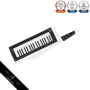 KORG RK-100S 2 WH Gloss White Wooden Keytar Synthesizer Shoulder Keyboard... - Bild 1 von 8