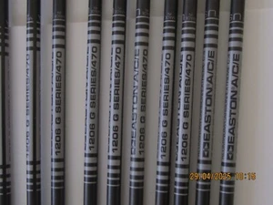 12 x Easton ACE 1206 Serie G /470 Wirbelsäule 73 cm - Bild 1 von 3
