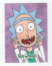 Rick and Morty season 2 sketch insert card by Artist Matthew Sutton - Cryptozoic