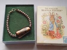 Vintage Old Retro Beatrice pottere rabbit baby bracelet boxed 