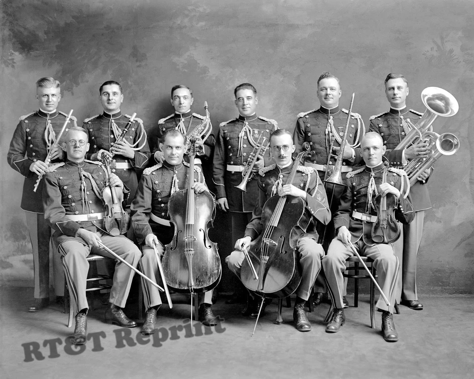 Photograph USMC  / Marine Corps Band  Washington DC  Year 1910 8x10 - Image 1 of 1