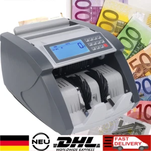 Geldscheinzähler Banknotenzähler Geldprüfer Geldzählmaschine Geldprüfer UV/MG - Bild 1 von 15