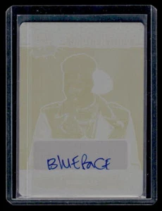 2023 Leaf Pop Century Auto Pro Set Raps Printing Plate Yellow 1st * Blueface 1/1 - Picture 1 of 2