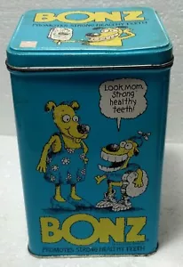 1987 Ralston Purina Bonz Blechdose gebraucht 7x4,5x4,5 einige Gebrauchsspuren, aber sehr guter Zustand - Bild 1 von 9