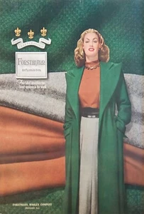 Maglia donna Forstmann Woolen Company 1947 vintage pubblicità passaic nuova - Foto 1 di 1