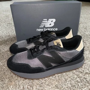 New Balance 237 Sneakers Mens Size 11 Gray Black Gum Retro Shoes MS237LOB - Picture 1 of 6