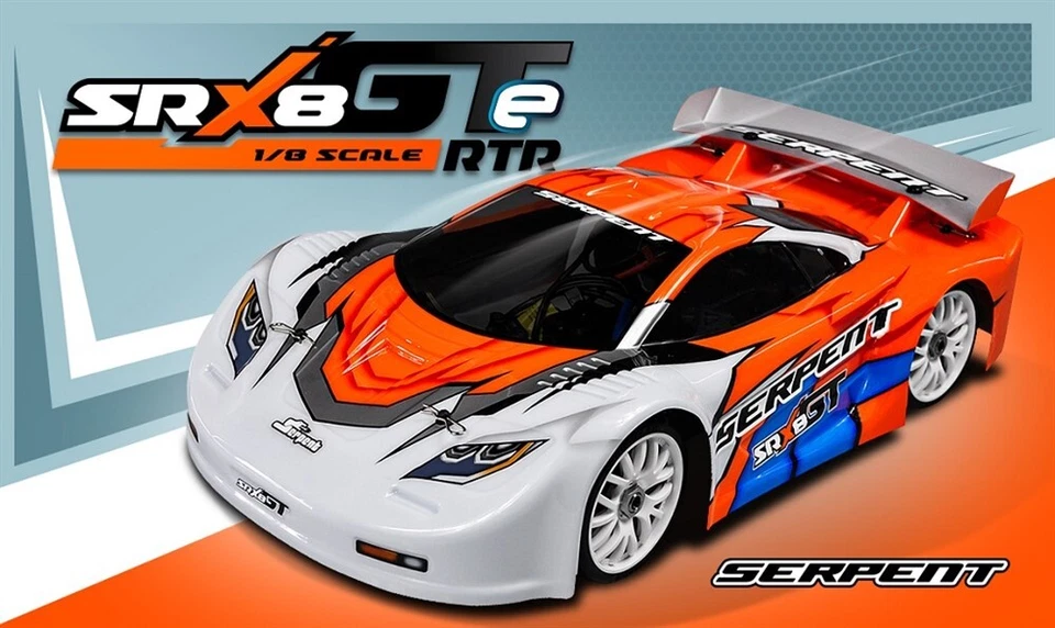 Serpent Cobra SRX8 GTe 1/8 RTR Electric On-Road Sedan - SER600061 - Image 1 of 1