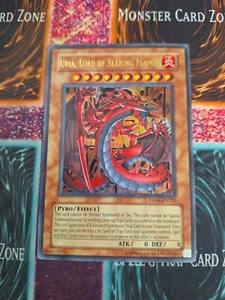 Yu-Gi-Oh! Uria, Lord of Searing Flames DR04-EN121 Ultra Rare Unlimited Near Mint - Picture 1 of 12