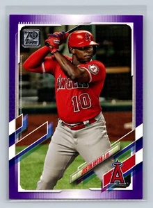 Topps Serie 2 2021 Purple Meijer #527 Justin Upton Los Angeles Angels - Imagen 1 de 2