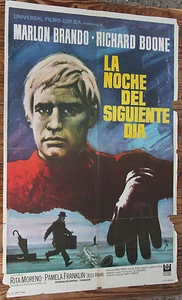 Affiche De Film Vintage LA NUIT DU JOUR SUIVANT Usagée - Photo 1/1