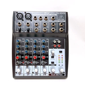 Behringer XENYX 802 Analog Mixer 8-Input 2-Bus with Mic Preamp EQ Japan - Picture 1 of 17