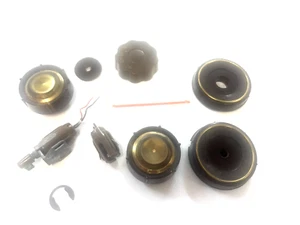 NORMENDE STERLING CARUSO 58 CONSOLE STEREO RECEIVER - KNOB LOT AND CARTRIDGE + - Picture 1 of 8