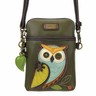 Chala Owl Cellphone Crossbody Bag – Mustard Yellow, Convertible Strap, Fun & Functional Small Purse - View #7