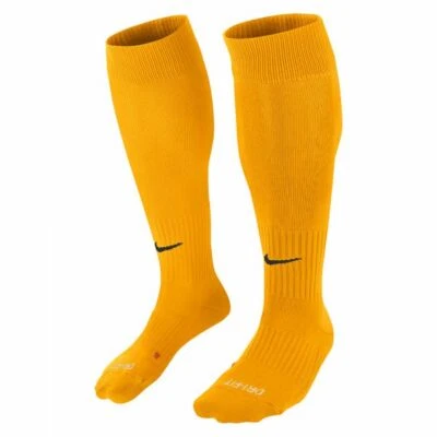 Calcetines de fútbol clásicos Nike hasta la rodilla M (se adapta a hombres 6-8, mujeres 6-10) dorados con logotipo negro Foto 1 de 4