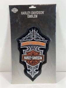 Parche emblema Harley Davidson motocicletas escudo Steel Warrior 6""x10,25"" - Imagen 1 de 2